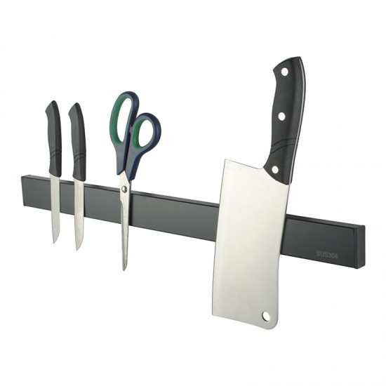 Black Magnetic Knife Block Holder 500mm