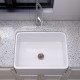 510*460*255mm Ceramic Butler Sink Single Bowl Farmhouse Kitchen Laundry Sink Apron Front