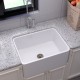 510*460*255mm Ceramic Butler Sink Single Bowl Farmhouse Kitchen Laundry Sink Apron Front
