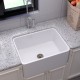 610*460*255mm Ceramic Butler Sink Single Bowl Farmhouse Kitchen Laundry Sink Apron Front