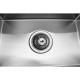 300x450x205mm 1.2mm Round Corner Stainless Steel Handmade Single Bowl Top/Flush/Undermount Kitchen/Laundry Sink With Overflow