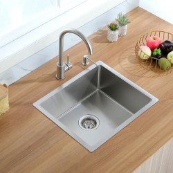 540x440x205mm 1.2mm Stainless Steel Handmade Single Bowl Top/Flush/Undermount Kitchen/Laundry Sink With Overflow Corrosion Resistant Oilproof Easy To Clean Scratch Resistant  540x440x205mm 1.2mm Stainless Steel Handmade Single Bowl Top/Flush/Undermount Kitchen/Laundry Sink With Overflow Corrosion Resistant Oilproof Easy To Clean Scratch Resistant