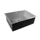 600x450x205mm 1.2mm Stainless Steel Handmade Single Bowl Top/Flush/Undermount Kitchen/Laundry Sink With Overflow Corrosion Resistant Oilproof Easy To Clean Scratch Resistant