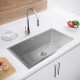 760x450x205mm 1.2mm Stainless Steel Handmade Single Bowl Top/Flush/Undermount Kitchen/Laundry Sink With Overflow