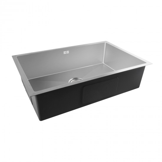 760x450x205mm 1.2mm Stainless Steel Handmade Single Bowl Top/Flush/Undermount Kitchen/Laundry Sink With Overflow