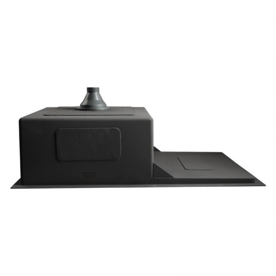 810x440x232mm 1.2mm Handmade Single Bowl Topmounted Kitchen Sink With Drainboard Corrosion Resistant Oilproof Easy Clean 810x440x232mm 1.2mm Handmade Single Bowl Topmounted Kitchen Sink With Drainboard Corrosion Resistant Oilproof Easy Clean