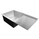 810x440x232mm 1.2mm Handmade Single Bowl Topmounted Kitchen Sink With Drainboard Corrosion Resistant Oilproof Easy Clean 810x440x232mm 1.2mm Handmade Single Bowl Topmounted Kitchen Sink With Drainboard Corrosion Resistant Oilproof Easy Clean