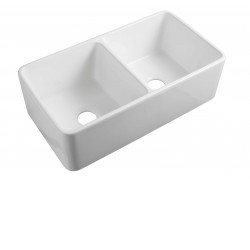 838*457*254mm Ceramic Butler Sink Double Bowl Farmhouse Kitchen Laundry Sink Apron Front 838*457*254mm Ceramic Butler Sink Double Bowl Farmhouse Kitchen Laundry Sink Apron Front
