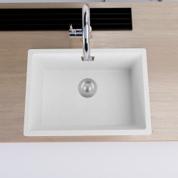 600*450*200mm White Granite Quartz Stone Top/Undermounted Kitchen Sinks Single Bowl White Granite Sinks With Overflow 600*450*200mm White Granite Quartz Stone Top/Undermounted Kitchen Sinks Single Bowl White Granite Sinks With Overflow