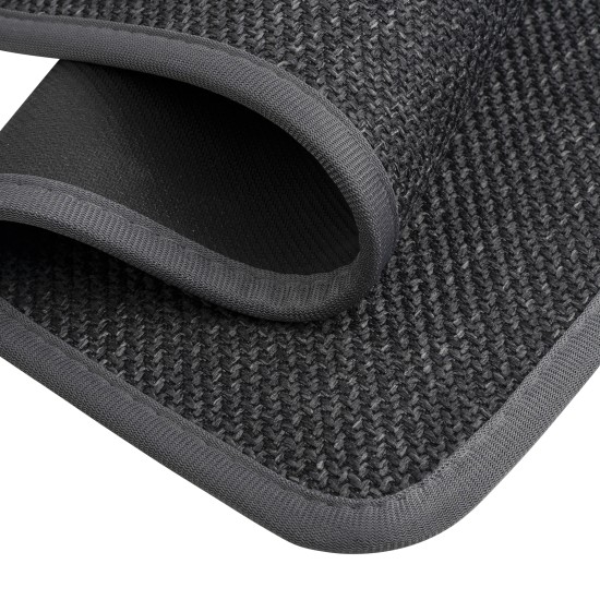 2 Pieces Kitchen Runner Carpet Set Non Slip Floor Mat Machine Washable Fabric Door Rug Laundry Room Hallway Bathroom Bedroom Entryway 70/120*45*0.7cm Dark Grey 2 Pieces Kitchen Runner Carpet Set Non Slip Floor Mat Machine Washable Fabric Door Rug Laundry Room Hallway Bathroom Bedroom Entryway 70/120*45*0.7cm Dark Grey