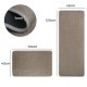 2 Pieces Kitchen Runner Carpet Set Non Slip Floor Mat Machine Washable Khaki Fiber Fabric Door Rug Laundry Room Hallway Bathroom Bedroom Entryway 70/120*45*0.7cm 2 Pieces Kitchen Runner Carpet Set Non Slip Floor Mat Machine Washable Khaki Fiber Fabric Door Rug Laundry Room Hallway Bathroom Bedroom Entryway 70/120*45*0.7cm