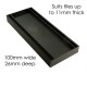 100-5600mm Lauxes Aluminium Midnight Slimline Tile Insert Floor Grate Drain Any Size Indoor Outdoor