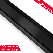 100-5600mm Lauxes Aluminium Midnight Slimline Tile Insert Floor Grate ..