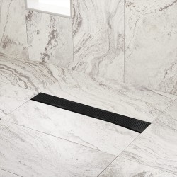 100-5600mm Lauxes Aluminium Midnight Wide Floor Grate Drain Any Size Indoor  100-5600mm Lauxes Aluminium Midnight Wide Floor Grate Drain Any Size Indoor
