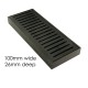 100-5600mm Lauxes Aluminium Midnight Wide Floor Grate Drain Any Size Indoor 