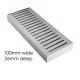 100-5600mm Lauxes Aluminium Wide Floor Grate Drain Customized Length Indoor Outdoor