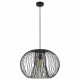 Iron Stylish Pendant Light Black 350mm