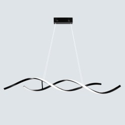 Linear DNA Black Kitchen Island Bar Light Linear DNA Black Kitchen Island Bar Light