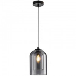 Double Glazed Smoky Glass Pendant Double Glazed Smoky Glass Pendant