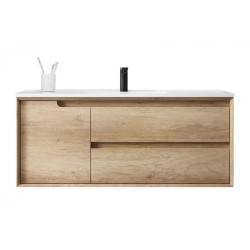 1200X460mm Scented1200WSBASE LIGHT OAK WALL HUNG VANITY Single Basin  1200X460mm Scented1200WSBASE LIGHT OAK WALL HUNG VANITY Single Basin