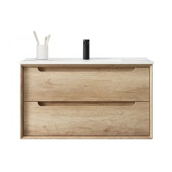 600X460mm Scented600WBASE LIGHT OAK WALL HUNG TWO DRAWERS VANITY  600X460mm Scented600WBASE LIGHT OAK WALL HUNG TWO DRAWERS VANITY