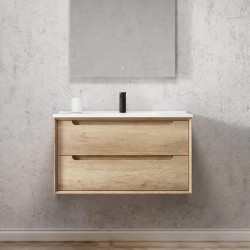 600X460mm Scented600WBASE LIGHT OAK WALL HUNG TWO DRAWERS VANITY  600X460mm Scented600WBASE LIGHT OAK WALL HUNG TWO DRAWERS VANITY