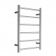 600W x800H x120D 6 Bar Round Heated Towel Rail 