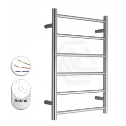 600Wx800H x120D 6 Bar Round Heated Towel Rail  600Wx800H x120D 6 Bar Round Heated Towel Rail