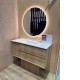 1200X460mm Scented1200WSBASE LIGHT OAK WALL HUNG VANITY Single Basin 