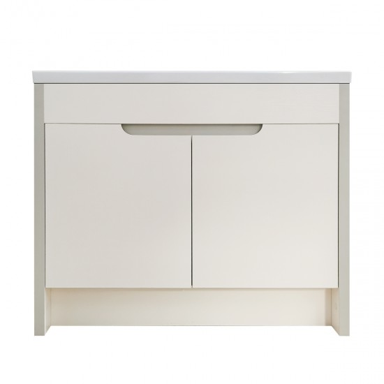 900X460X830mm Free Standing White Plywood Base with Two Doors Vanity