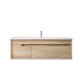 1200X460X510 Wall Hung Light Oak Plywood Base with Two Drawers Vanity