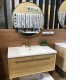 900X460X510mm Wall Hung Light Oak Plywood Base with One Drawer Vanity