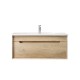 900X460X510mm Wall Hung Light Oak Plywood Base with One Drawer Vanity