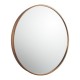 700x700x40mm Rose Gold Stainless Steel Framed Round Wall Mirror with Brackets