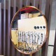 700x700x40mm Rose Gold Stainless Steel Framed Round Wall Mirror with Brackets 700x700x40mm Rose Gold Stainless Steel Framed Round Wall Mirror with Brackets