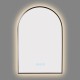 600x900mm Backlit Gunmetal Grey Frame Arched LED Wall Mirror Motion Sensor Switch 600x900mm Backlit Gunmetal Grey Frame Arched LED Wall Mirror Motion Sensor Switch
