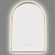600x900mm Backlit Brushed Yellow Gold Frame Arched LED Wall Mirror Motion Sensor Switch 600x900mm Backlit Brushed Yellow Gold Frame Arched LED Wall Mirror Motion Sensor Switch
