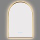 600x900mm Backlit Brushed Yellow Gold Frame Arched LED Wall Mirror Motion Sensor Switch 600x900mm Backlit Brushed Yellow Gold Frame Arched LED Wall Mirror Motion Sensor Switch