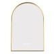 600x900mm Backlit Brushed Yellow Gold Frame Arched LED Wall Mirror Motion Sensor Switch 600x900mm Backlit Brushed Yellow Gold Frame Arched LED Wall Mirror Motion Sensor Switch