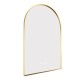 600x900mm Backlit Brushed Yellow Gold Frame Arched LED Wall Mirror Motion Sensor Switch 600x900mm Backlit Brushed Yellow Gold Frame Arched LED Wall Mirror Motion Sensor Switch