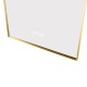 600x900mm Backlit Brushed Yellow Gold Frame Arched LED Wall Mirror Motion Sensor Switch 600x900mm Backlit Brushed Yellow Gold Frame Arched LED Wall Mirror Motion Sensor Switch