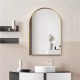 600x900mm Backlit Brushed Yellow Gold Frame Arched LED Wall Mirror Motion Sensor Switch 600x900mm Backlit Brushed Yellow Gold Frame Arched LED Wall Mirror Motion Sensor Switch