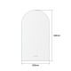 500x900mm Arched LED Wall Mirror with Bluetooth Speaker Dimister Touch Switch 3 Colours Lighting