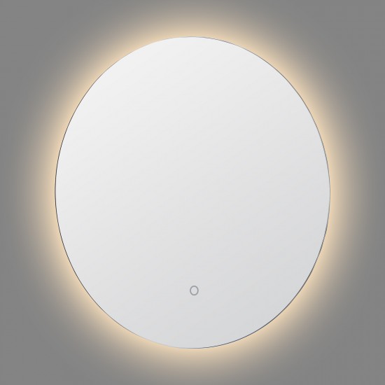 900x900mm Round LED Mirror with Motion Sensor Auto On Demister Backlit 3 Colours Lighting