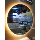 700x700mm Round LED Mirror with Motion Sensor Auto On Demister Backlit Touch Switch 3 Colours Lighting Frameless