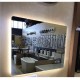 900x750mm Rectangle LED Mirror with Motion Sensor Demister Backlit Touch Switch 3 Colours Lighting Frameless