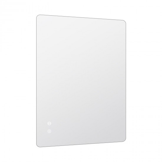 750x600mm Rectangle LED Mirror with Motion Sensor Demister Backlit Touch Switch 3 Colours Lighting Frameless