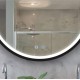 700x700x40mm Round Bathroom LED Mirror with Motion Sensor Auto On Demister Touch Sensor Switch Wall Mounted