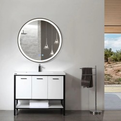 700x700x40mm Round Bathroom LED Mirror with Motion Sensor Auto On Demister Touch Sensor Switch Wall Mounted 700x700x40mm Round Bathroom LED Mirror with Motion Sensor Auto On Demister Touch Sensor Switch Wall Mounted