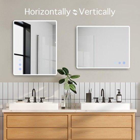 900x750mm Rectangle LED Mirror with Motion Sensor Auto On Demister 3 Colours Lighting on Rim Frameless 900x750mm Rectangle LED Mirror with Motion Sensor Auto On Demister 3 Colours Lighting on Rim Frameless